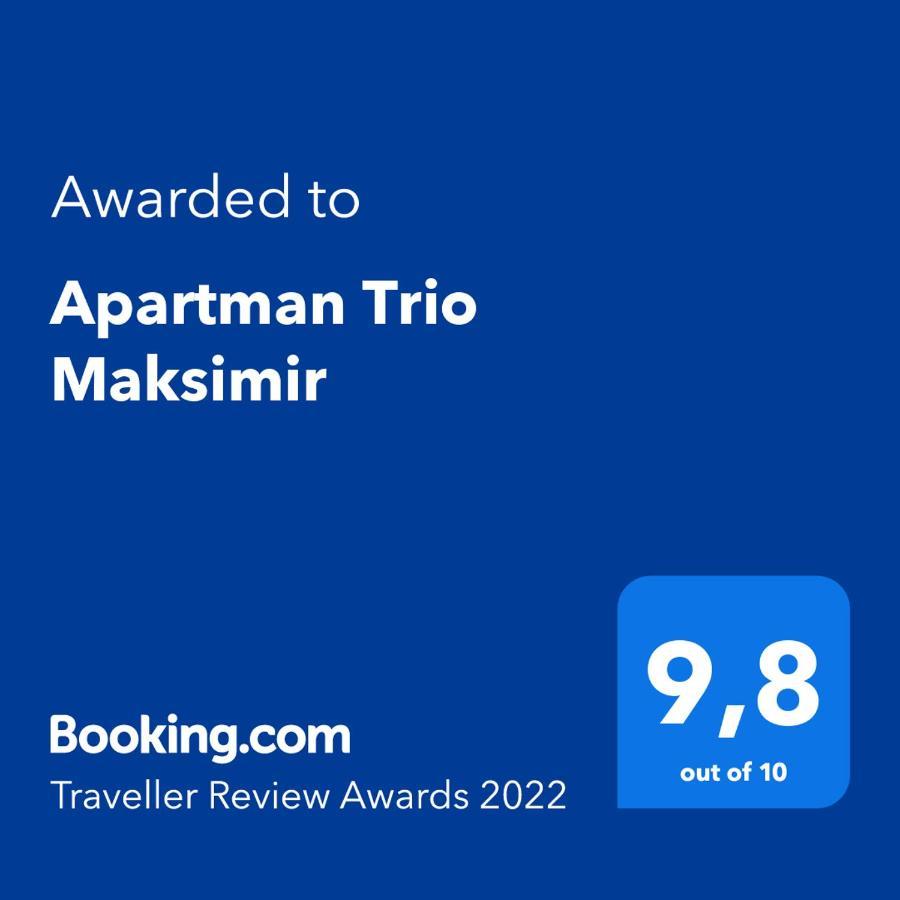 Apartman Trio Maksimir Zagreb Buitenkant foto